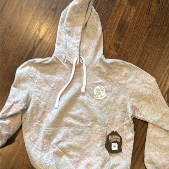 Billionaire Boys Club Multicolor Patterned Hoodie- Gray Scribble Hoodie - Picture 1 of 3